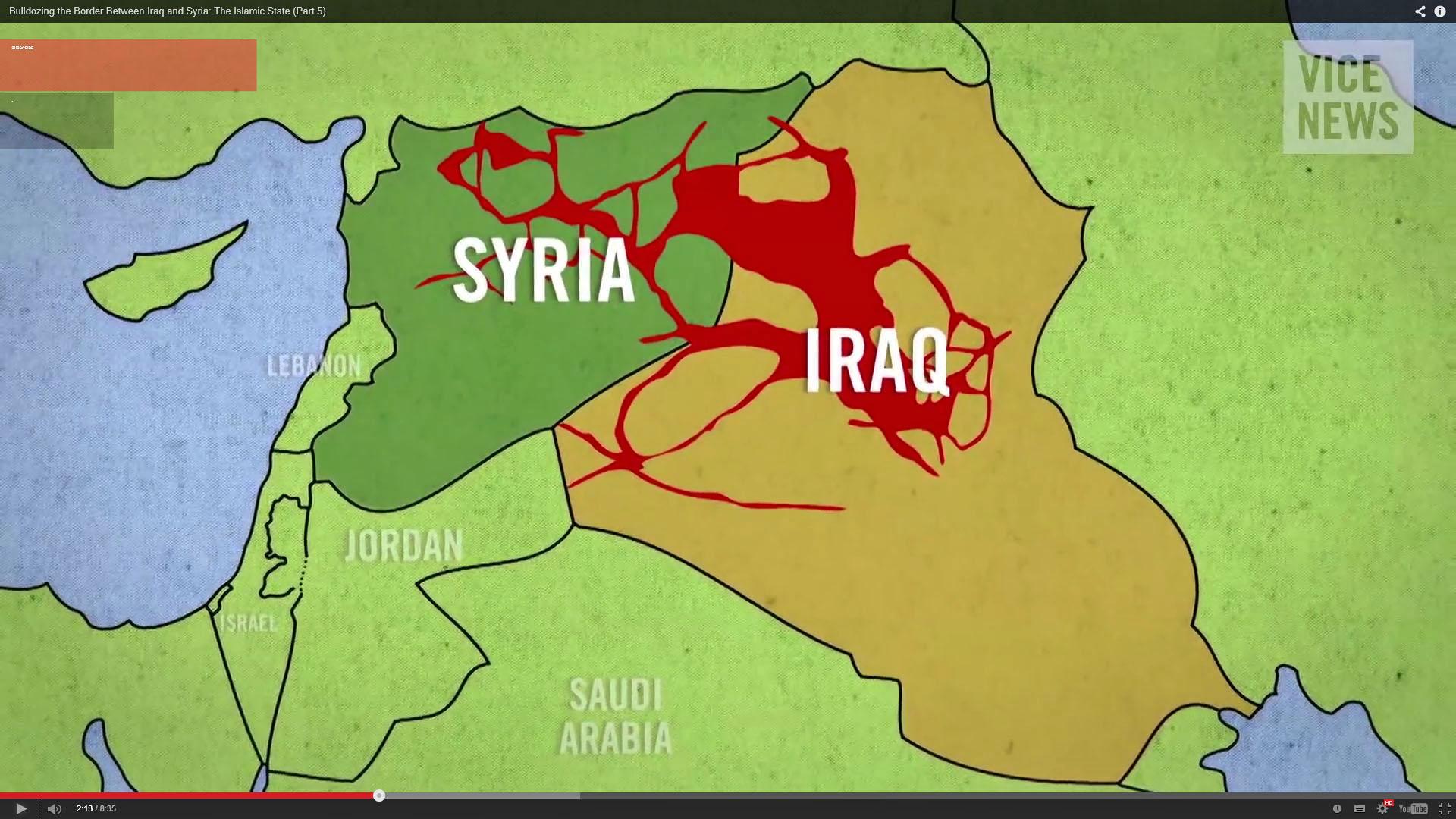 Image result for Iraq-Syria border CARTOON