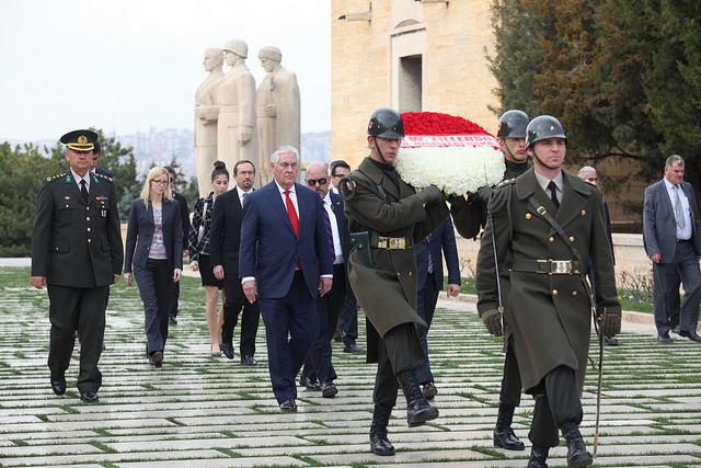 U.S Secretary of State Rex Tillerson in Ankara, Turkey, March 30, 2017 U.S Secretary of State Rex Tillerson in Ankara, Turkey, March 30, 2017