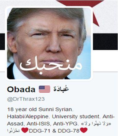 From Twitter: An expression of love for Donald Trump. From Twitter: An expression of love for Donald Trump.
