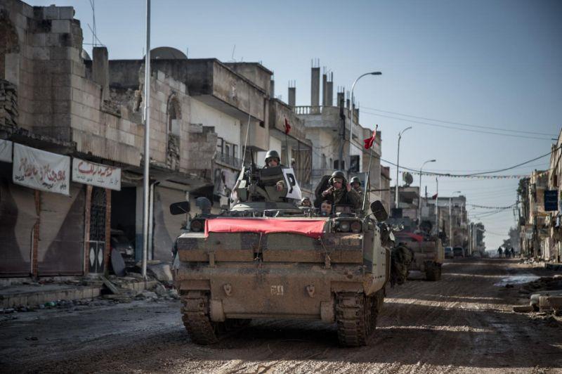 Turkish troops entering Syria. AFP Photo/Mursel Coban Turkish troops entering Syria. AFP Photo/Mursel Coban