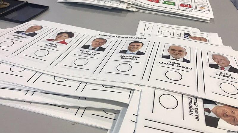 2018 Turkish election ballots