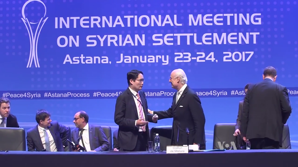 The International Meeting on Syrian Settlement in Astana, Kazakhstan