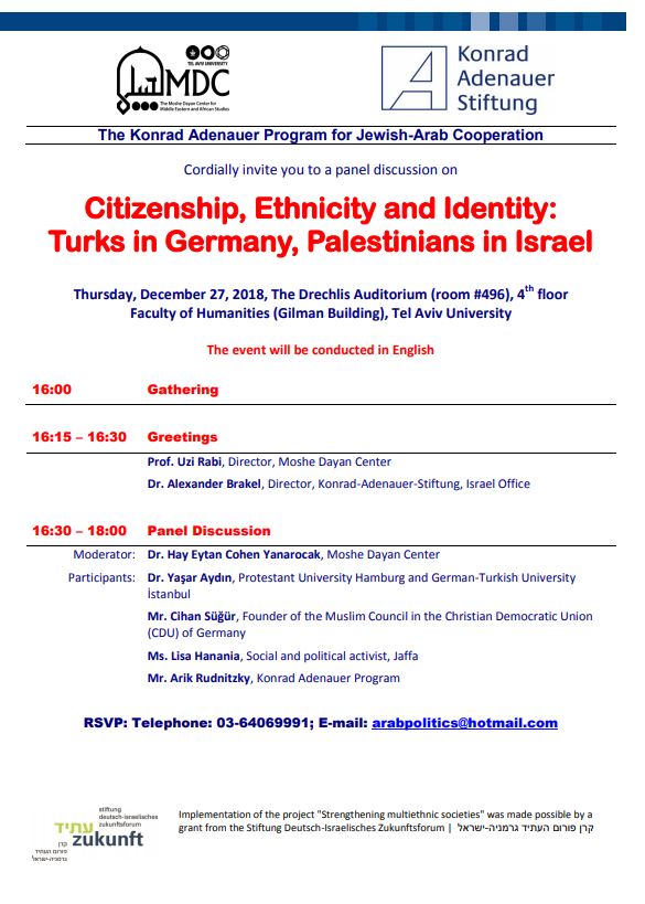 Invitation to Citizenship, Ethnicity, and Identity: Turks in Germany, Palestinians in Israel