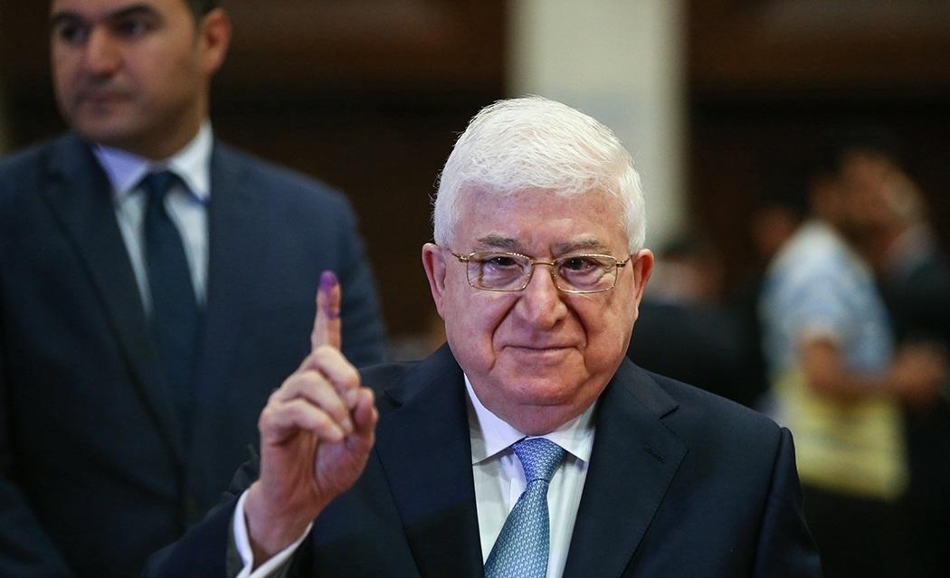 A voter in the 2018 Iraq Parliamentary elections