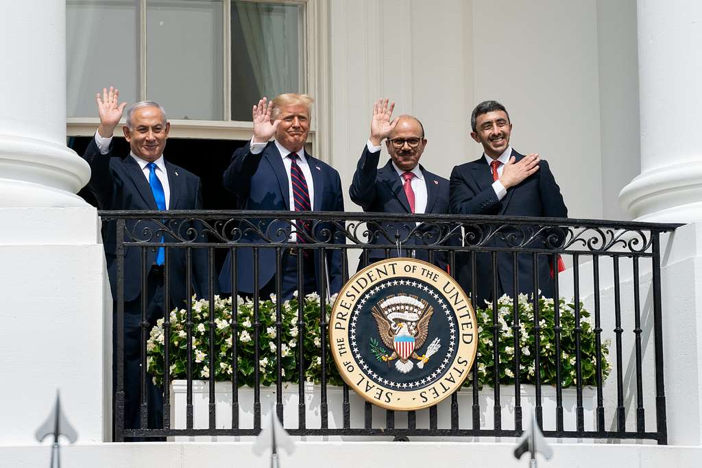 Abraham Accords signing ceremony at the White House