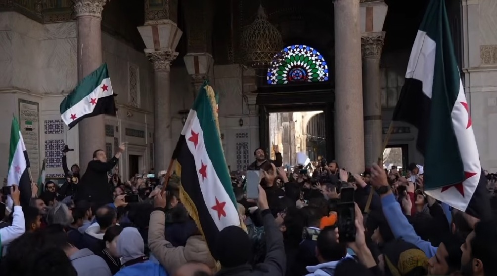 Syrians celebrate the fall of Assad_December 2024