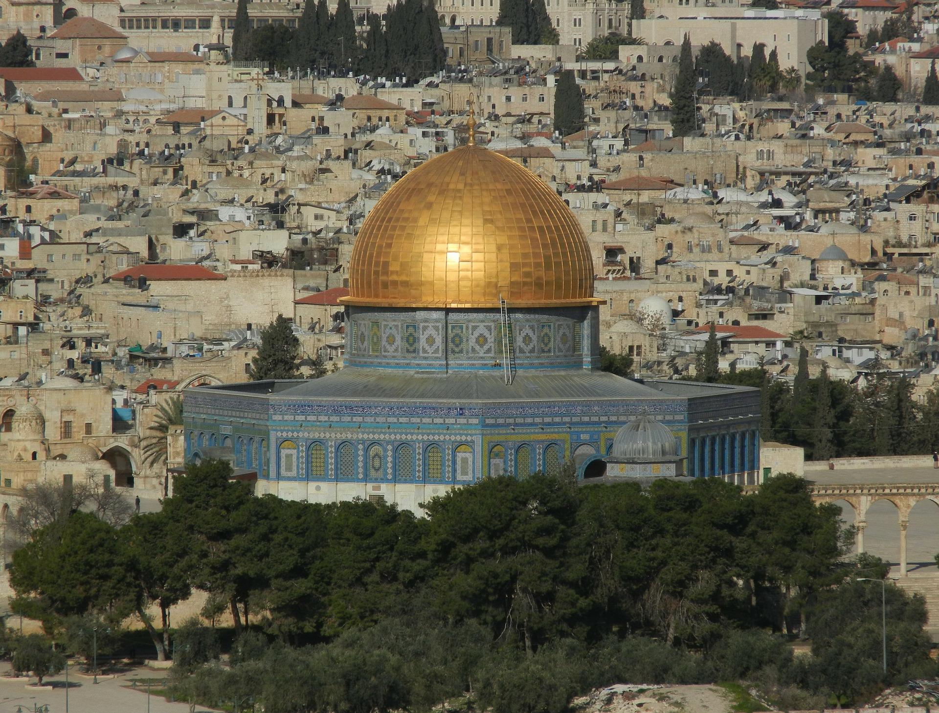 The Dome of the Rock on the Temple Mount / Haram esh-Sharif The Dome of the Rock on the Temple Mount / Haram esh-Sharif