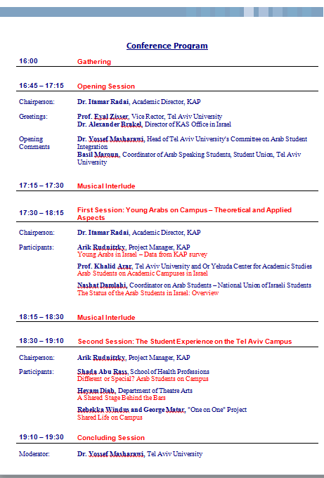 Schedule of Conference on April 23 2018 Schedule of Conference on April 23 2018