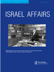 Israel Affairs Cover (illustrative) Israel Affairs Cover (illustrative)