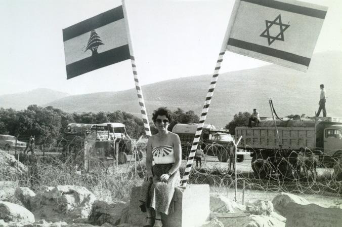 The border between Israel and Lebanon, 1982. Illustrative.