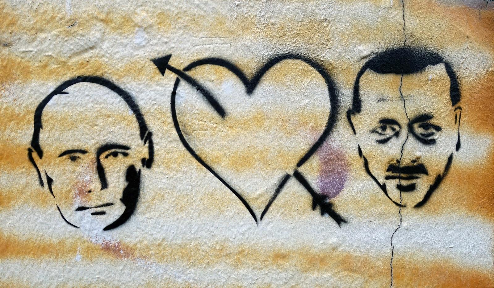 Graffiti of Vladimir Putin and Recep Tayyip Erdogan. Credit: Txmx2, Flickr. Available via CC BY-NC-ND 2.0 Graffiti of Vladimir Putin and Recep Tayyip Erdogan. Credit: Txmx2, Flickr. Available via CC BY-NC-ND 2.0