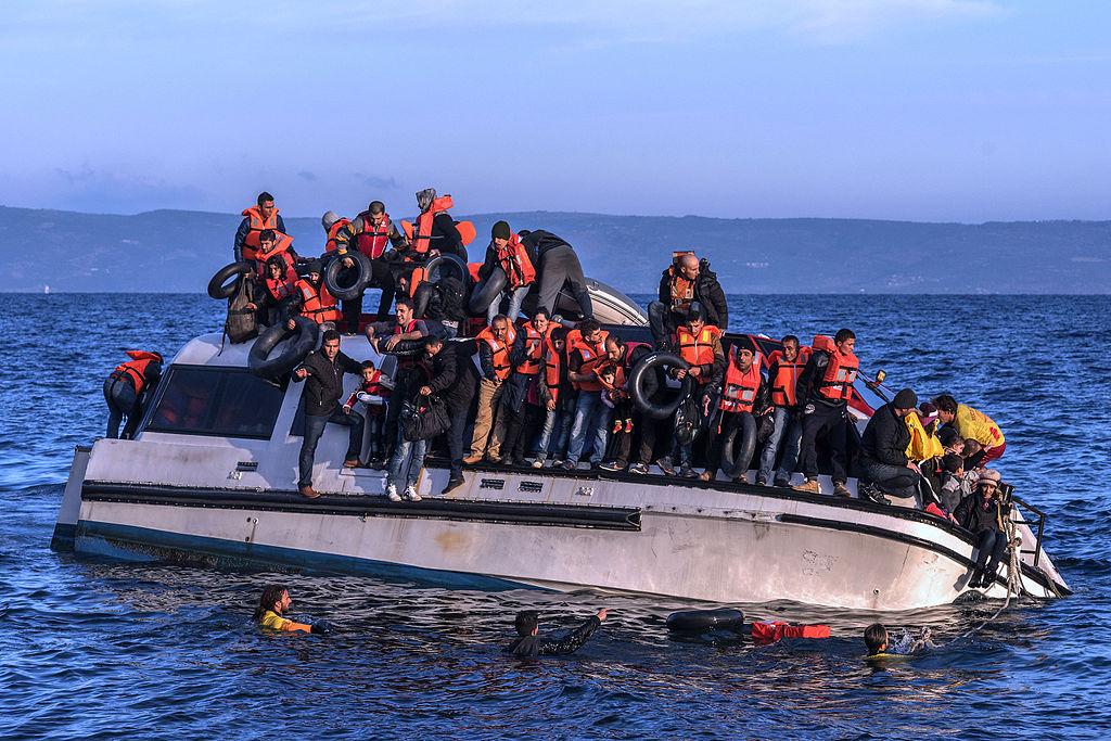 Syrian and Iraqi Refugees Arrive at Lesbos, Greece Syrian and Iraqi Refugees Arrive at Lesbos, Greece