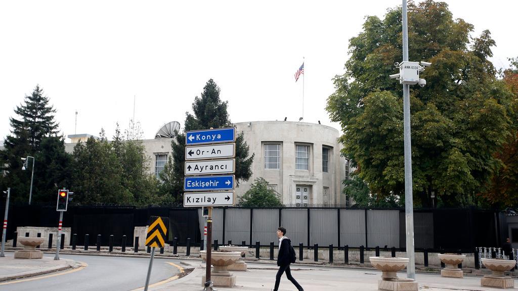 The US Embassy in Ankara. Illustrative. The US Embassy in Ankara. Illustrative.